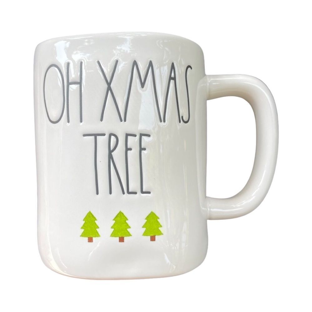 Rae Dunn Holiday Christmas Inspired Coffee Mug (OH XMAS TREE) NWOT
